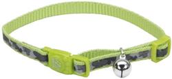 COASTAL Lazer Brite Cat Safe Collar 8-12" Lime